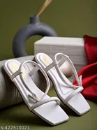 Shoetopia Flat Sandals White IND-8