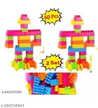 Plastic 60 Pcs Block Toys Set for Kids 
