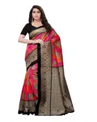 Art Silk Printed Saree for Women 
