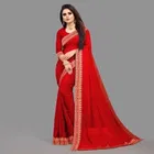 Vichitra Silk Lace Saree for Women 