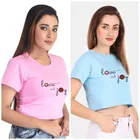 Cotton Blend Printed Top for Women 