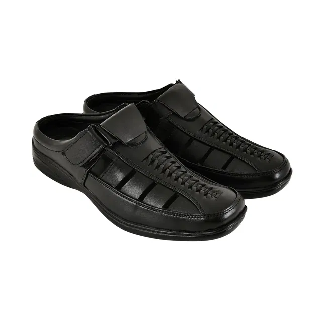 Slip On Clogs for Men (Black, 9)