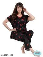 Satin Nightsuit for Women 