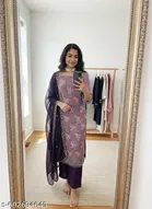 Embroidered Anarkali Party Suit for Women 