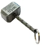 Golden Thor Infinity War Hammer Keychain for House Home Keys, Car Keys