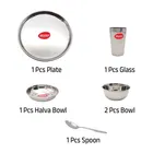 JENSONS 6 Pieces steel dinner set 