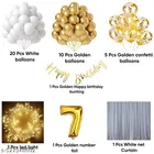 39 Pcs 7th Birthday Decoration kit, Multicolour, Set of 1