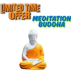 Poly Resin Lord Gautam Buddha Idol (Orange)