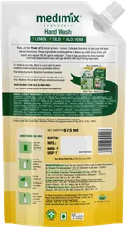 Medimix आयुर्वेदिक लेमन, तुलसी और एलोवेरा नेचर फ्रेश हैंड वॉश, 675 ml