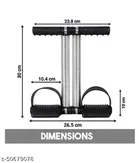 Double Spring Tummy Trimmer with Sweat Belt 