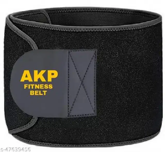 Sweat Belt for Unisex (Black, Free Size)