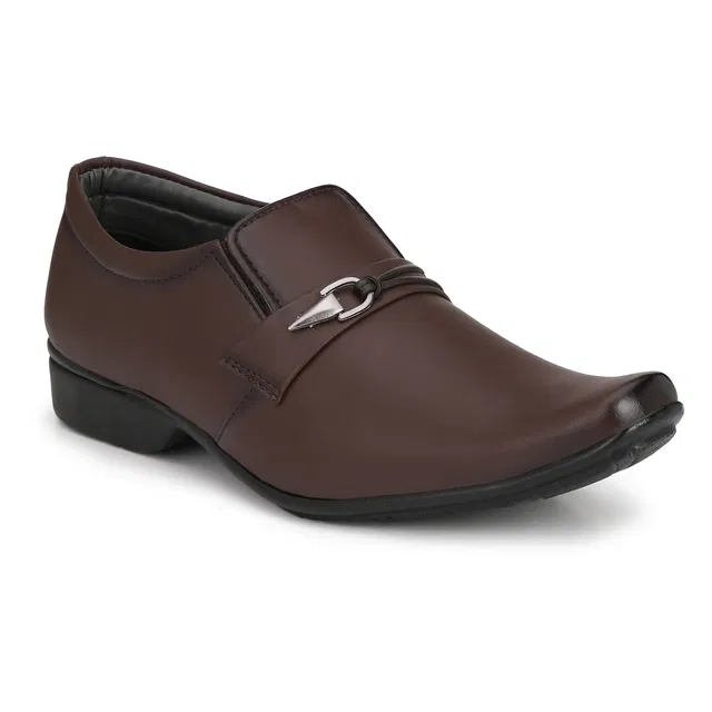 Formal Shoes for Men (Brown, 7)