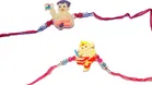 Synthetic Chota Bheem & Ganesh Ji Rakhi for Kids 