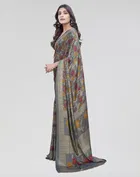 Chiffon Printed Saree for Women 