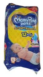 MamyPoko Pants All Night Absorb Diaper (Small) - 38 units