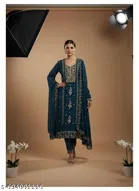 Embroidered Anarkali Suit for Women 