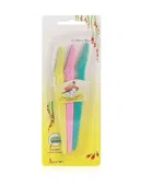 Facial Hair Remover Razor for Women (Multicolor, Pack of 3)