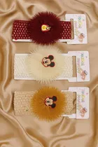 Kids Soft Petal Floral Headbands, Set of 3