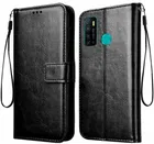Infinix Hot 9 Pro Artificial Leather Mobile Flip Cover 