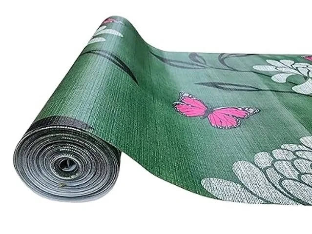 Laminated Non Woven Multipurpose Kitchen Cabinet Drawer Shelf Mat (Multicolor, 45x500 cm)
