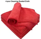 Microfiber Multipurpose Cleaning Cloths (Multicolor, 40x40 cm) (Pack of 4)