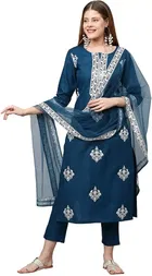 Viscose Rayon Printed Kurta Set for Women 