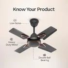 Longway Kiger P1 600 mm 4 Blade Ceiling Fan  