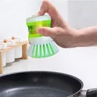 Kitchen Sink Brush with Soap Dispenser | Dish Cleaning Brush 