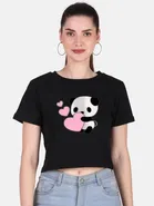 Round Neck Printed T-Shirts for Women 