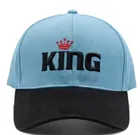 Polyester Baseball Cap for Men & Women, Sky Blue & Black
