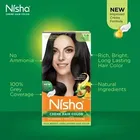 Nisha Creme Color Natural Black.1.0, 