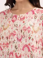 Womens Ikkat Print Short Kurti 