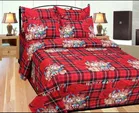 Polycotton Double Bedsheet with 2 Pillow Cover 