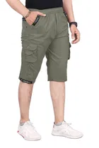 Cotton Solid Capri for Men 