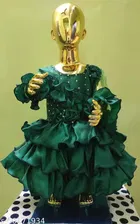 Satin Sleeveless Dress for Girls 