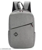 Fabric Backpack Bag, Grey