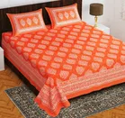Cotton Rajasthani Jaipuri Double Bedsheet with 2 Pillow Covers 