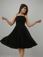 Poly Crepe Dress for Women 