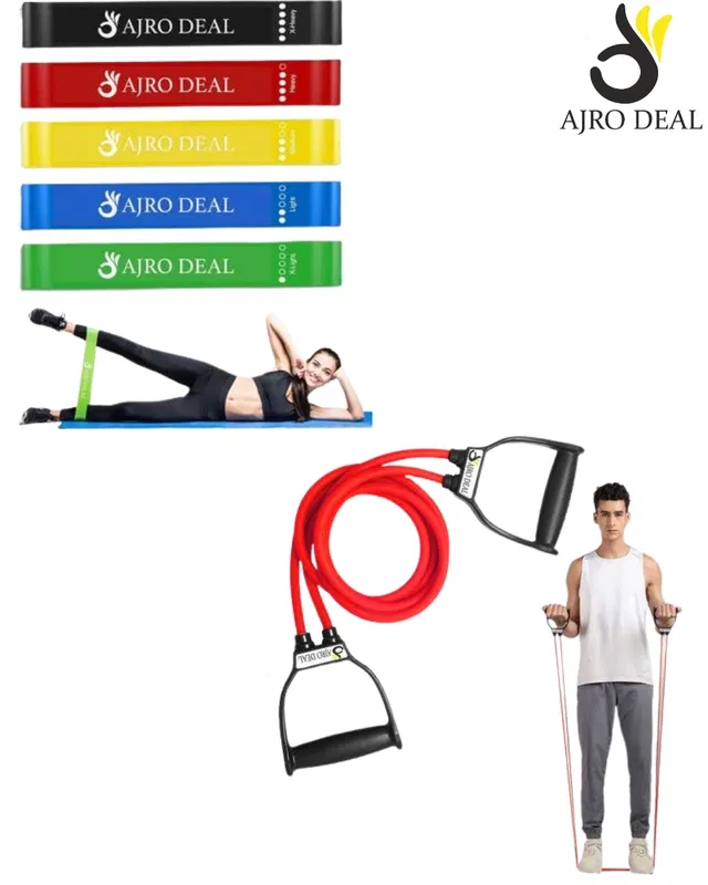 Resistance Bands & Tube Full Body Workout Fitness Set