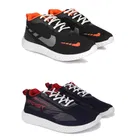 Sports Shoes for Men, Multicolor, Pack of 2 