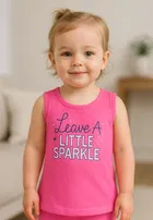 Printed Cotton Blend Dress for Girls 