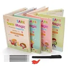 Practice 4 Pcs Copybook with 10 Pcs Refill & Pen Kit for Kids (Set of 1)