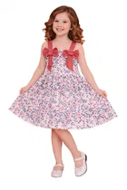 Printed Party Wear Dress for Girls 