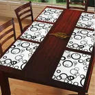 PVC Printed Dining Table Placemats 