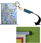 ROLLUP POLITICAL MAP OF INDIA 