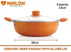 Aluminium Non Stick Sauce Pan with Glass Lid 