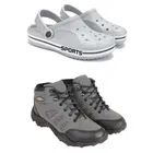 Combo of Casual Shoes with Clogs for Men 