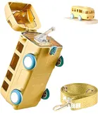 Plastic Bus Shape Sipper Bottle for Kids, Multicolor 