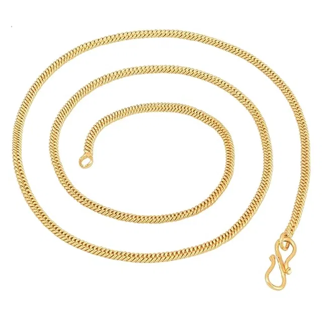 Brass Chain for Women (Gold)