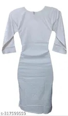 Cotton Blend Printed Kurti for Women 